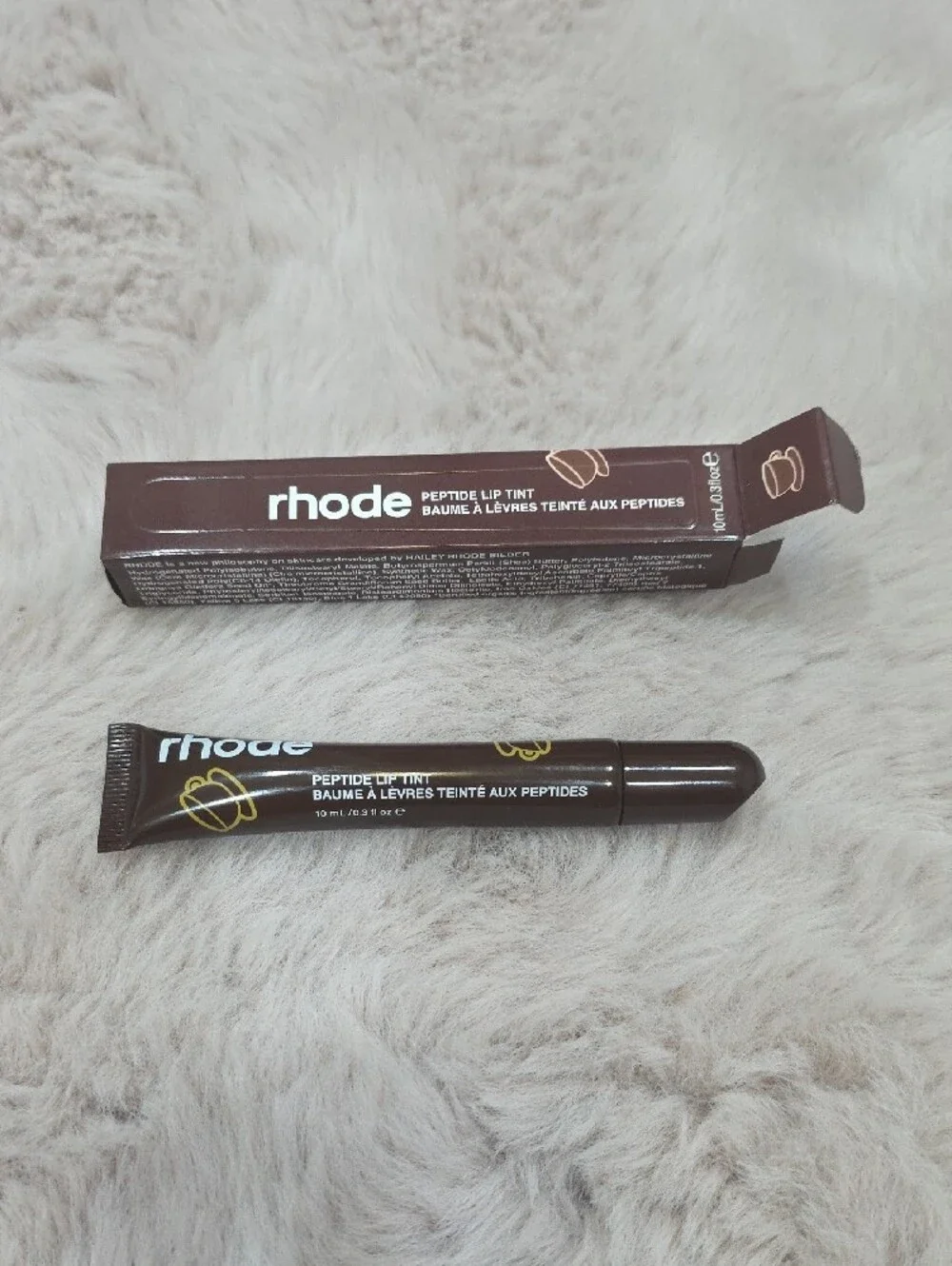RHODE Peptide Lip Tint — Espresso Brown Limited Holiday Edition Scented 10ml NEW
